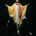 Maria und Martha mit Jesus